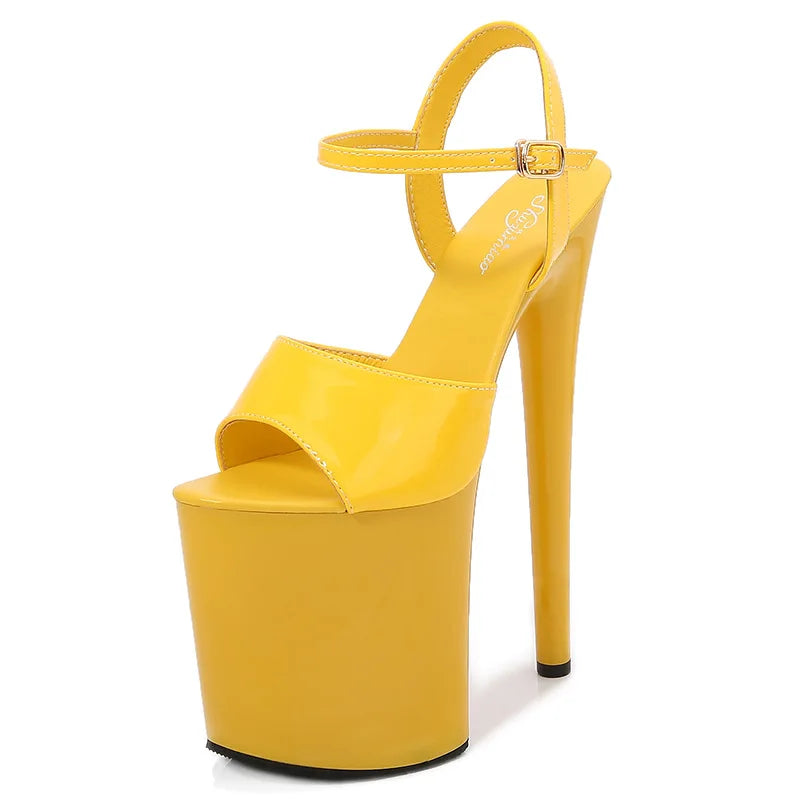 Wholesale Custom Women High Heel Party Dance Shoes Sexy Ladies Pole Dance Shoes With 20cm Heels