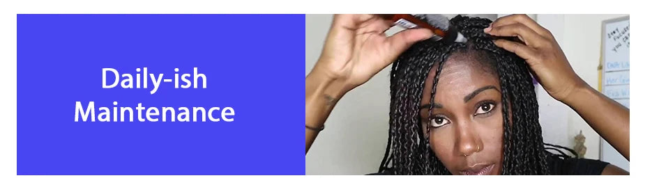 TOMO Synthetic Crochet Hair Box Braids 22Roots Colored Braiding Hair Extensions 24Inch Rainbow Ombre Crochet Braids Pink Red