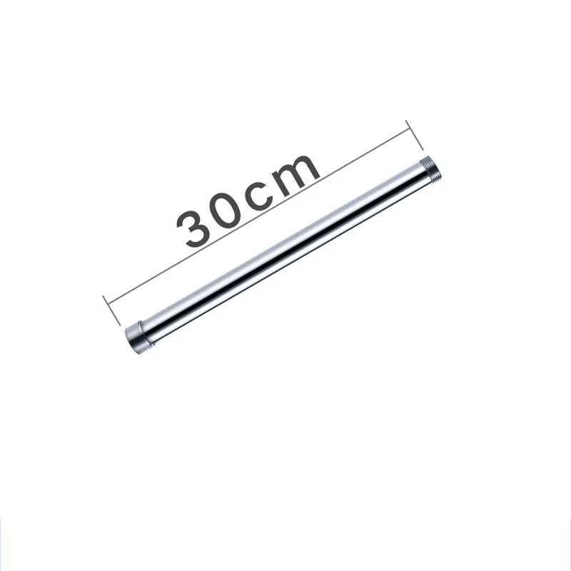 Shower Extender Gray Black Shower Extension Rod Shower Bracket 30\40\50 cm Shower Extension Rod Riser Tube Bathroom Accessories