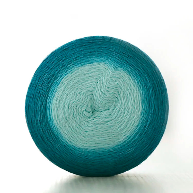 100% Recycled Magic Ball Sweater Scarf Hat for Baby 180g Hand Knitting with Fancy Yarn Dyed Pattern Cotton Line Weaving