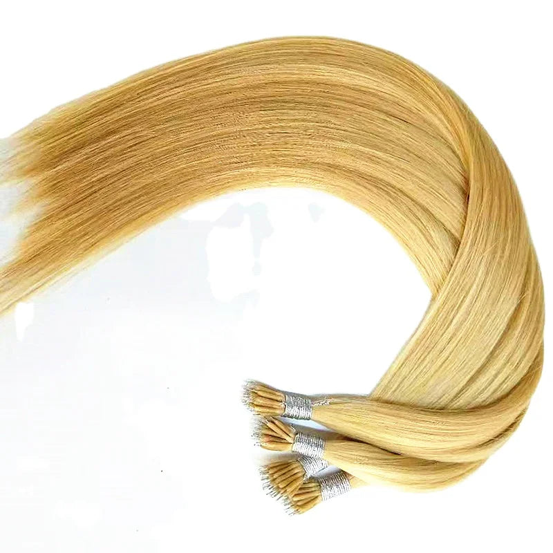 100% Virgin Human Hair Extensions Light Color Cuticle Keratin Bonded Nano Ring Tip Wholesale From Vietnam