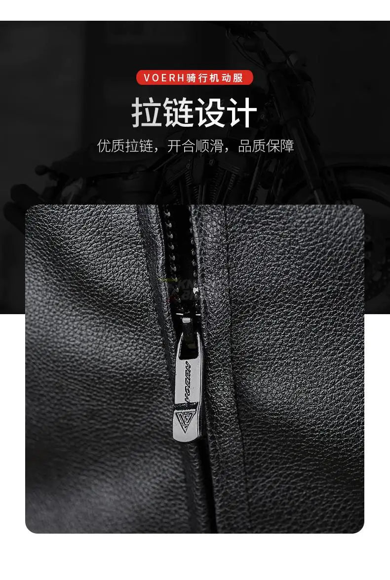 GHOST RACING Winter Motorcycle Jacket Leather Chaqueta Moto Men Waterproof Moto Suit Motorbike Riding Jacket Motocross Jacket