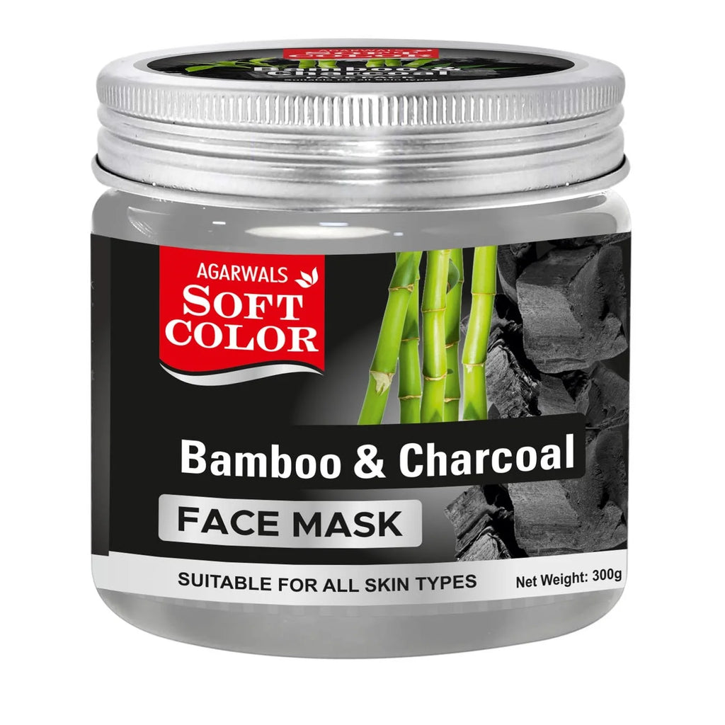 Natural Herbal Deep Cleansing Face Mask for Skin Rejuvenation Premium Bamboo & Charcoal Face Mask
