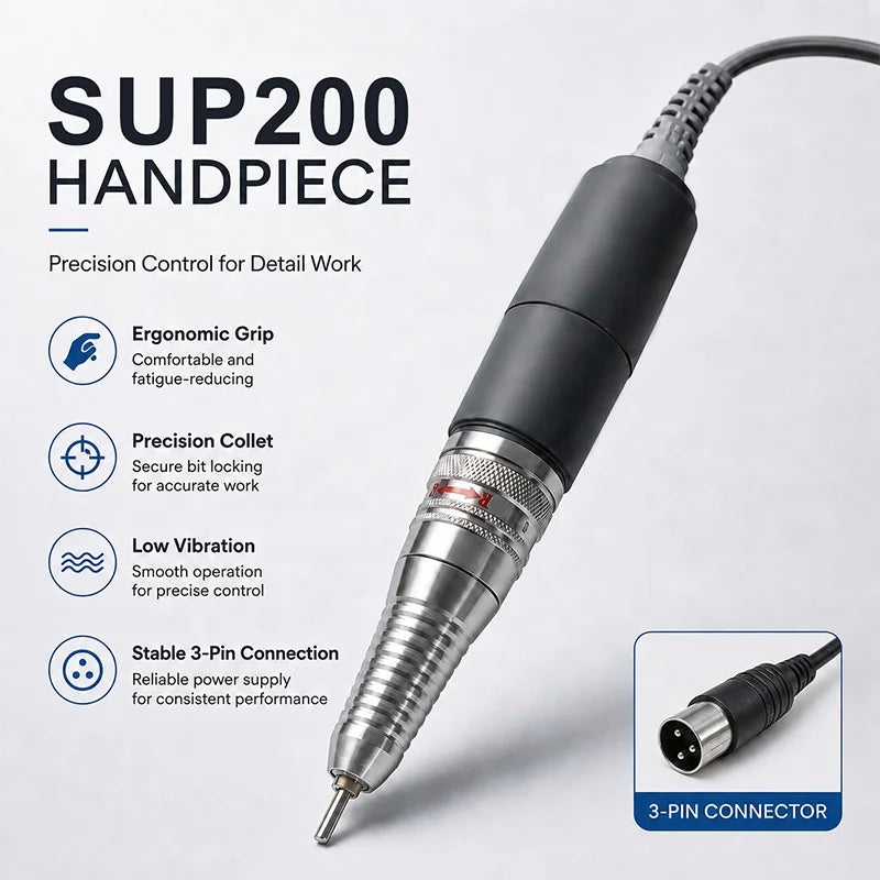 2088 Japan Micromotor Manicure Equipment Electric File Polisher Original G5 Nail Drill Handpiece for Super UP200 Nail Machine