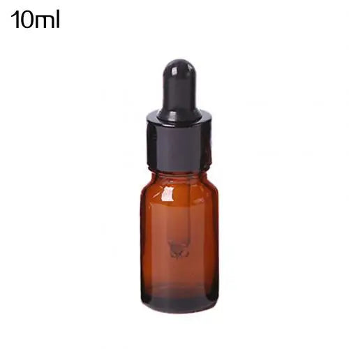 Empty Dropper Bottle Amber essential oil Glass Aromatherapy Liquid Brown 5-50ml Drop for massage Bottles Refillable