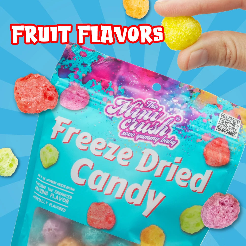 Resealable Bag Pack  Sweet & Delicious Freeze Dried Puffs Candy