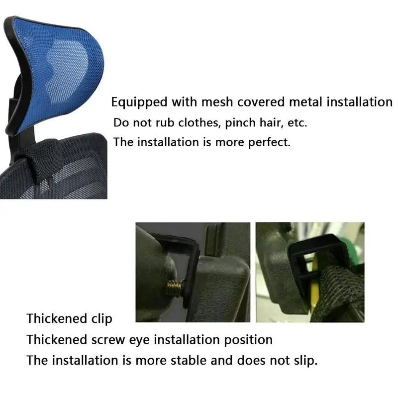 Computer Chair Headrest Pillow Adjustable Headrest For Chair Office Neck Headrest For Office Chair Accessories A5l3