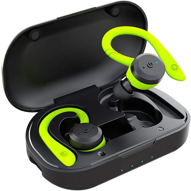 Bluetooth Wireless Headphones with Mic Sports Waterproof TWS Bluetooth Earphones Key Control Wireless Headsets Earbuds Phone