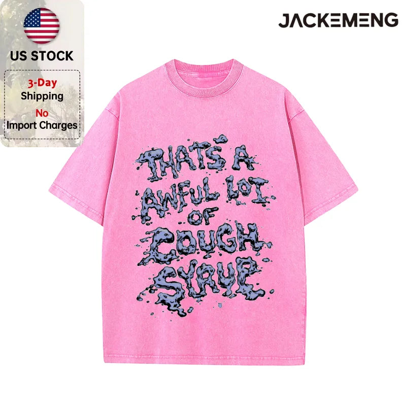 Oversized Vintage Grunge Streetwear Print Tshirt USA Stock Wholesale Y2K Casual Tee