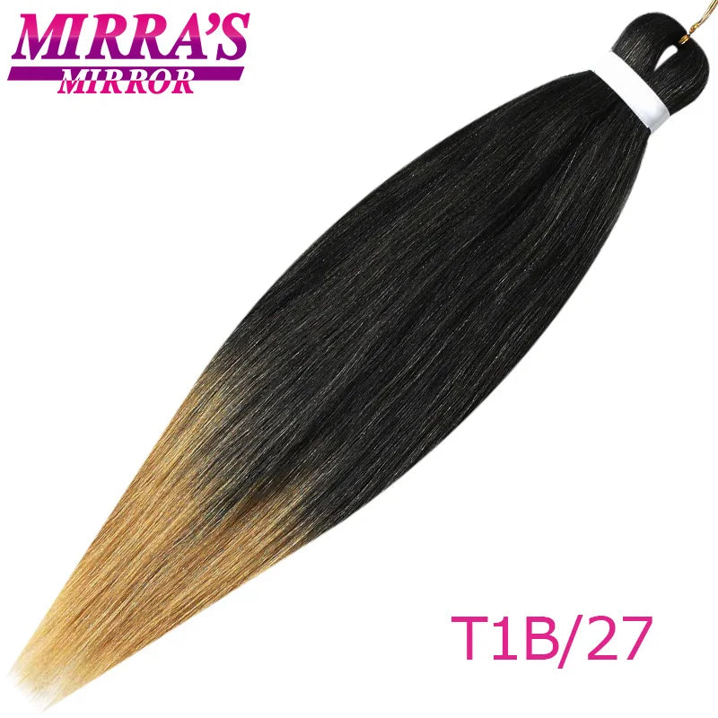 Synthetic Braiding Hair Brown Ombre Hair Extensions Professional Braid Hair for Crochet Twist Braids Soft Yaki Texture