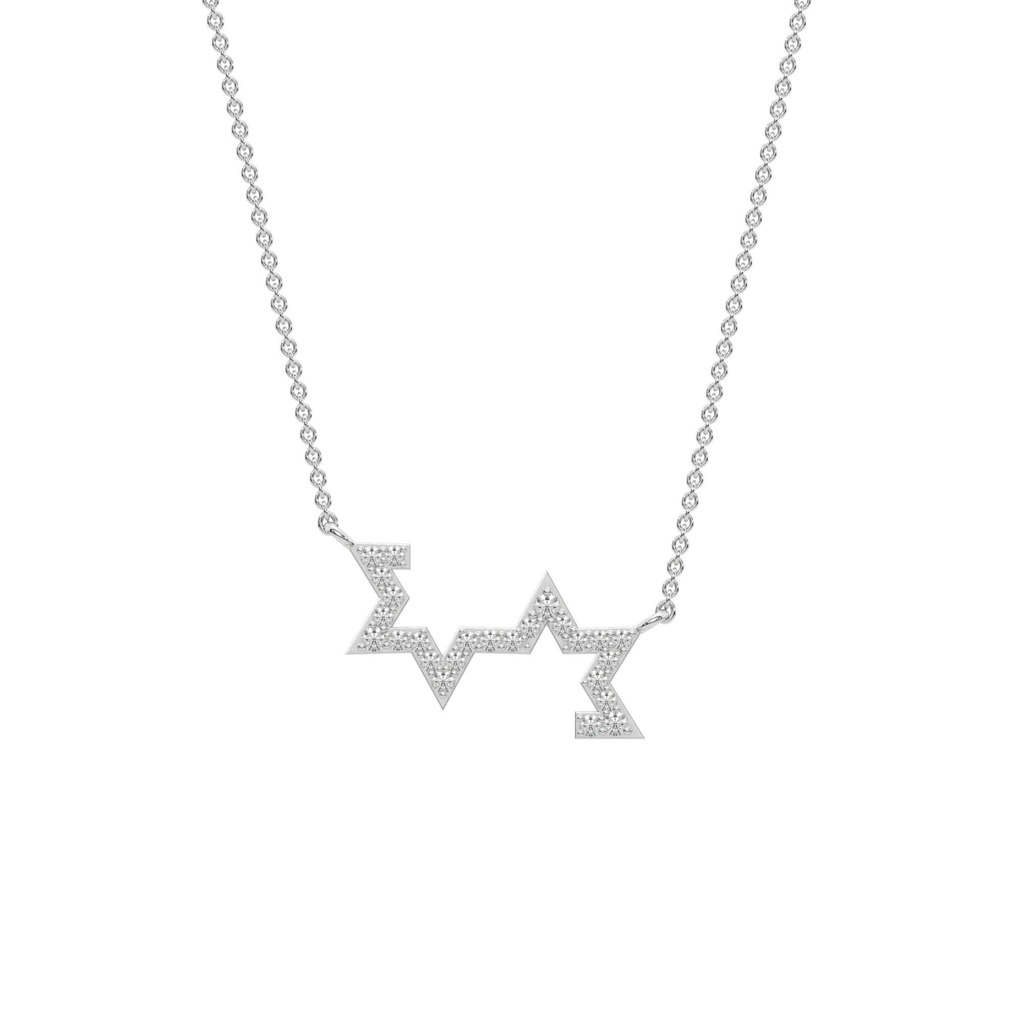 Night Sky Charm Diamond Pendant Necklace 925 Sterling Silver Luxury Jewelry Women Trendy Fashion Statement Wedding Engagement