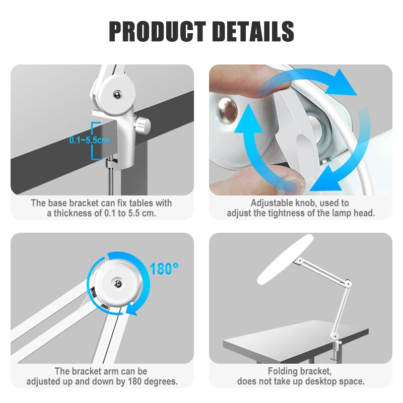 AT-TL-028 Nail Lamp Machine Manicure Polishing Light Multifunctional Table Lamp for Manicure