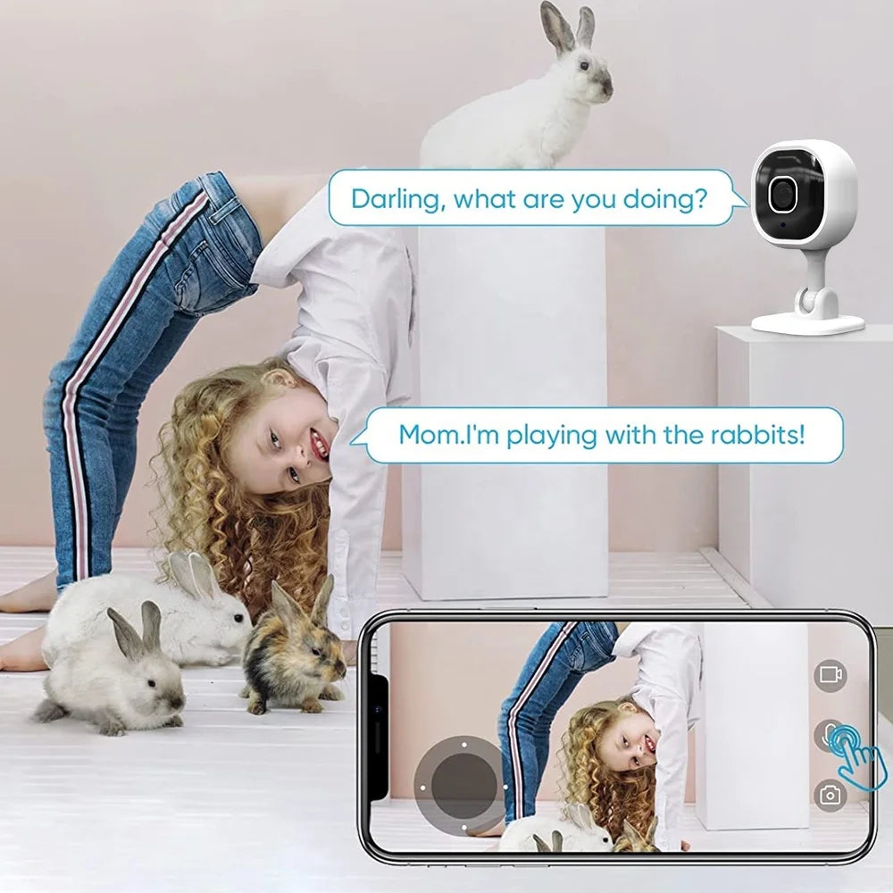 Low Price A3 1080P HD Remote View Wireless Wifi Night Vision Smart Intercom Monitoring Alarm Home Mini Security Camera Ip