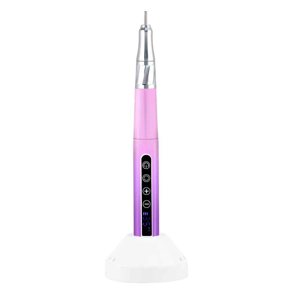 85W Plastic Rechargeable Portable Nail Drill Machine Efile Nail Polisher Brushless Nail Art Tool for Beauty Salon Use