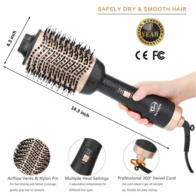 Professional Revlon One Step Hair Dryer Brush Hot Air Volume Brush Blow Dryer Comb