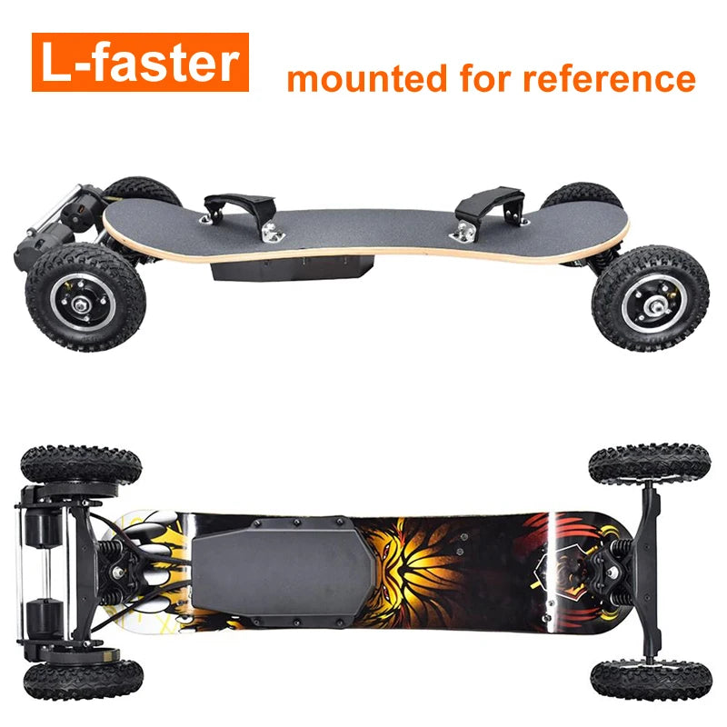L-faster Electric Mountain Skateboard Components DIY Assemble All Terrain Skate Board With Children Like Parent-Child Activity