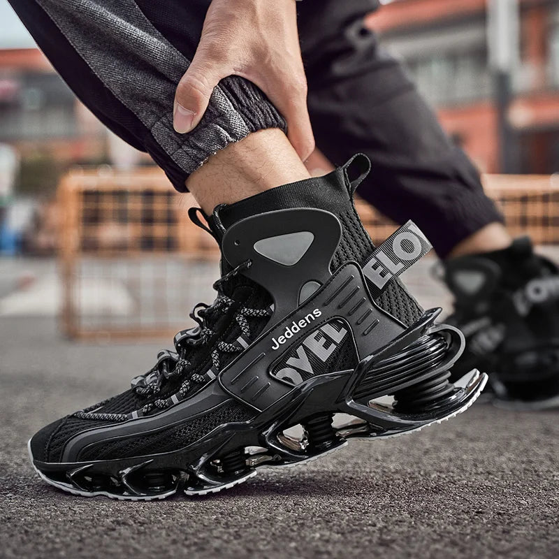 Men's Casual Sneakers Breathable Luxury Trainer Race Shoes Fashion Loafers Running Shoes for Male Comfortable Tenis