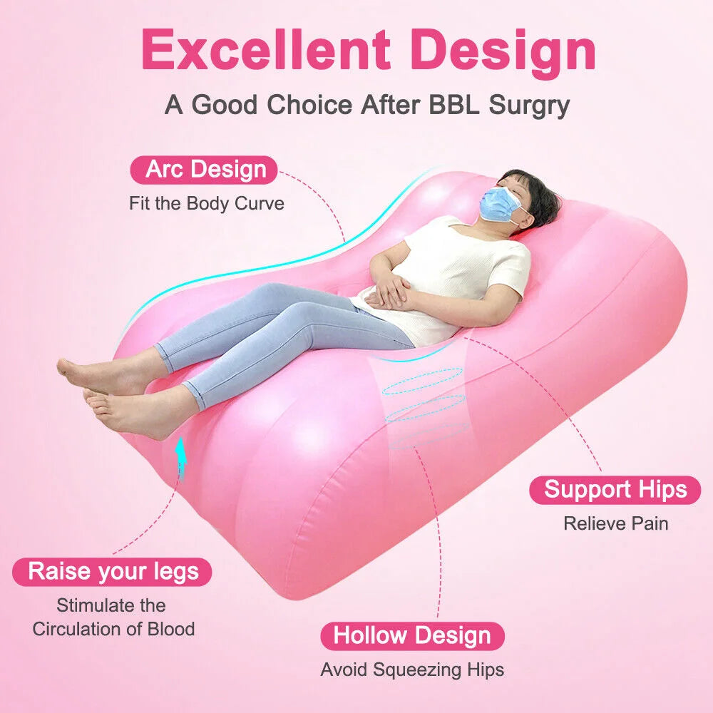 Wholesale BBL Bed After Surgery for Butt Inflatable Bed Post Op BBL Mattress With Hole Air Mattress With Pump Inflatable Bed