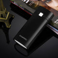 Factory Direct Sale HAWEEL DIY 2x 18650 Battery (Not Included) 5600mAh Power Bank Shell Box with USB Output & Indicator(Black)