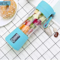 Portable Mini Plastic Bottle Fruit Juice Cup Blender USB Rechargeable Automatic Fast Mixing Electric Fruit Juicer