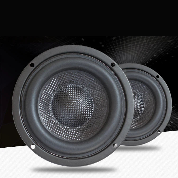 4 Inch Woofer Subwoofer Speaker Unit HIFI 4ohm 40W Fiberglass Woven Basin Deep Bass Loudspeaekr Large Magnetic