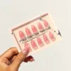30 Pcs French Minimalist High-end Feel Coated Short Almond Shape Acrylic Press on Nails Customize Dropshipping False Nails GD11