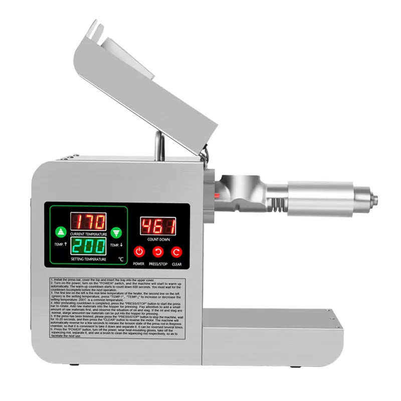 X8S Small Peanut/olive/coconut Oil Expeller Machine Mini Oil Pressing Machine for Home Use