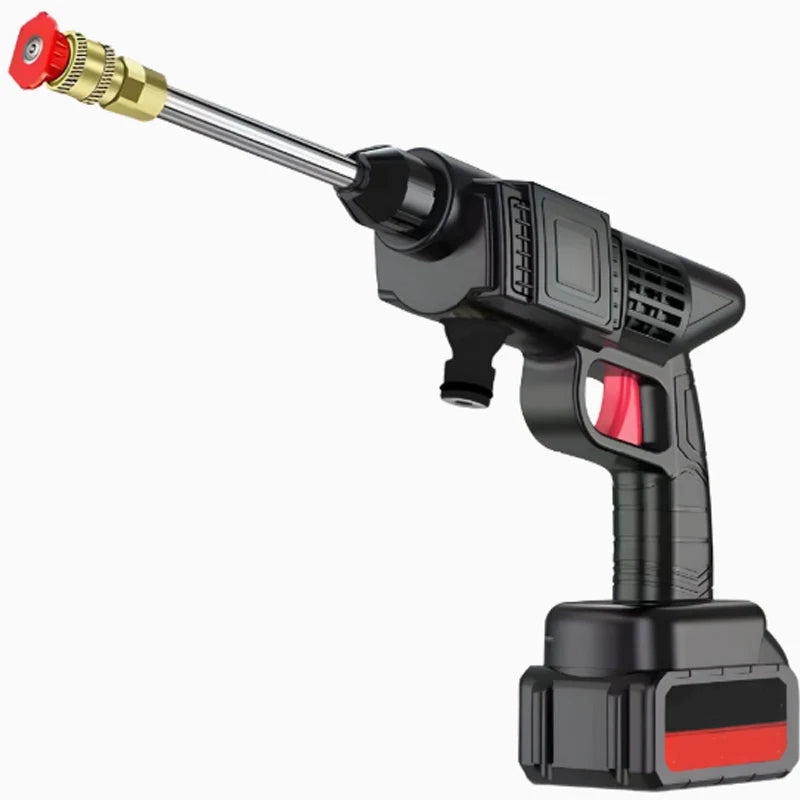 Electric Cordless High-Power High-Pressure Car Washer Water Gun for Household Use 3-3.5 L/min Flow Rate 180W Power