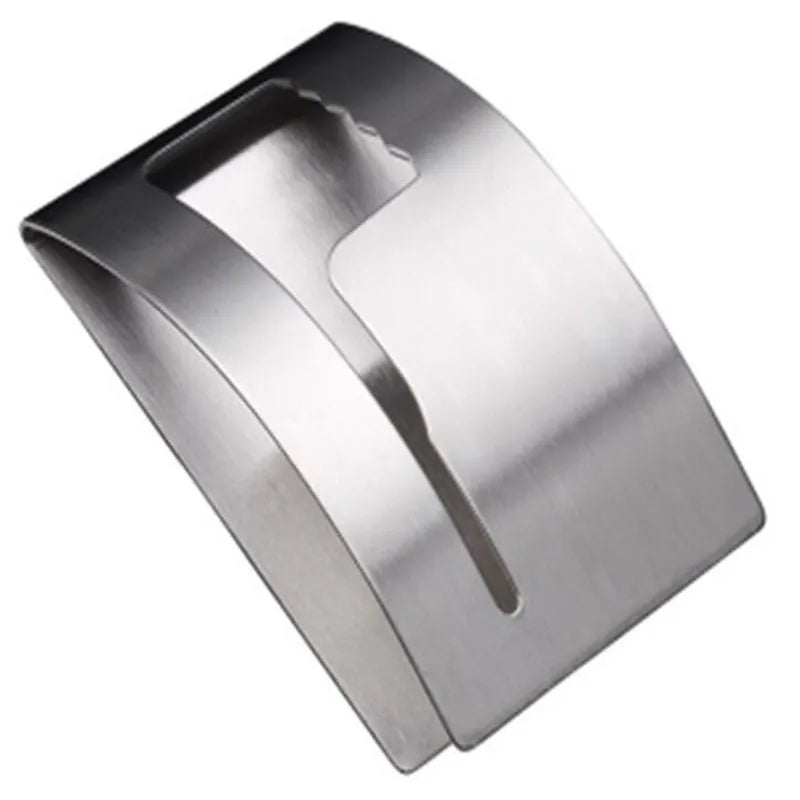 1/2Pcs Stainless Steel Towel Holder Hook Self Adhesive Clip Bathroom Cloth Hanger Household Wall Mounted Towel Rack Storage