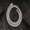 Luxury Miami Cuban Chain 10K 14K Gold Lab Grown VVS Diamond Brilliant Cut Iced Hip Hop Jewelry Necklace Urban Fashion for