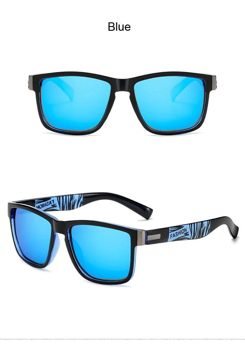Fashion Polarized Sunglasses Man Woman Driving Coating Points Red Frame Eyewear Male Sun Glasses UV400 Sun Glasses