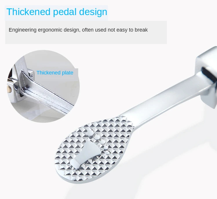 Foot-operated Faucet Brass Hospital Laboratory Food Factory Basin Foot Valve Single Cold Foot Faucet  Kichen  Water Faucet