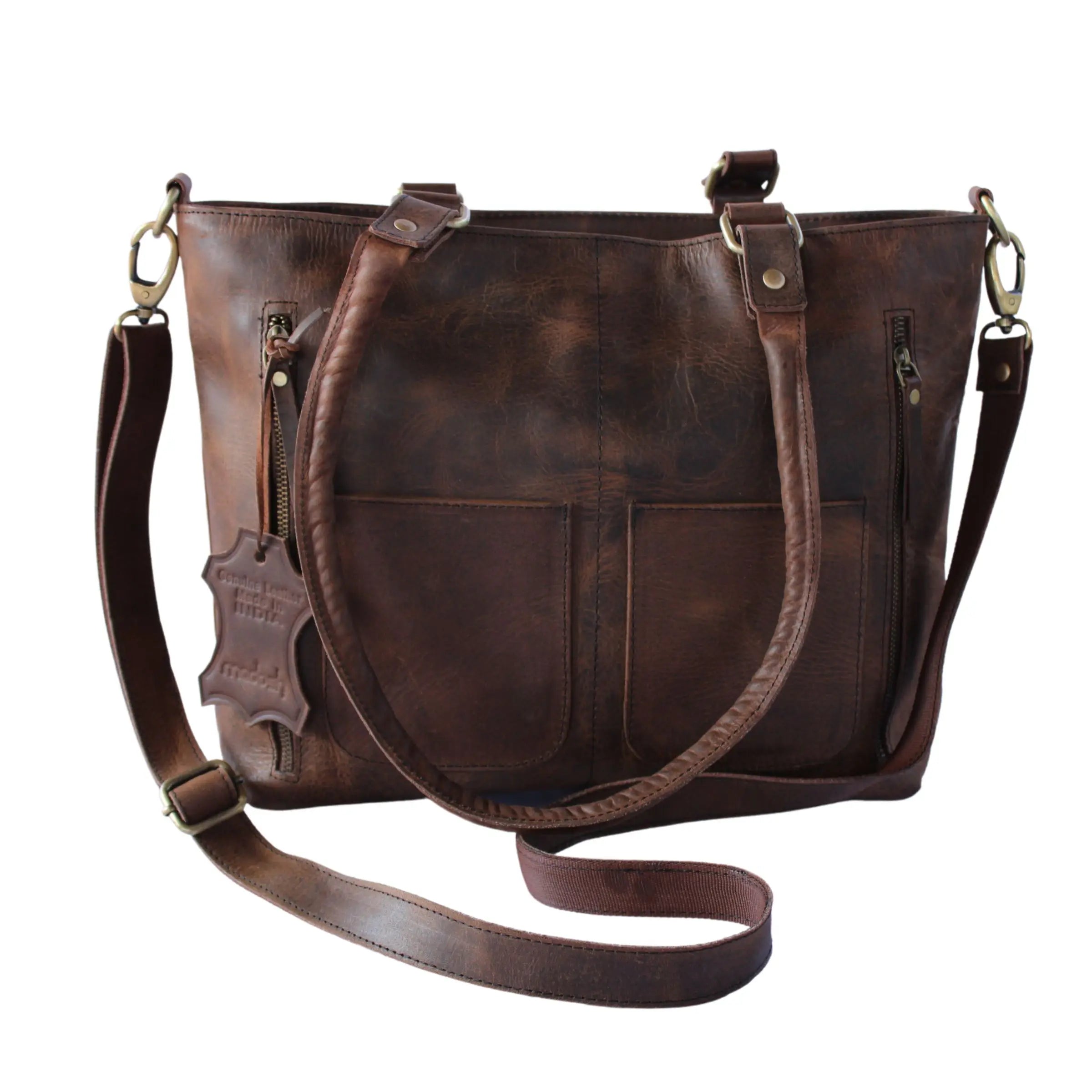 Women's Tote Bag Real Leather Crossbody Top Handle Office Purse College Handbag Bulk Product