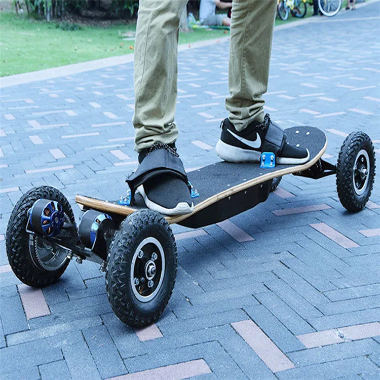 Guangdong Black 2000W Adult Longboard Custom Off Road All Terrain Electric Skateboard Deck 8.5