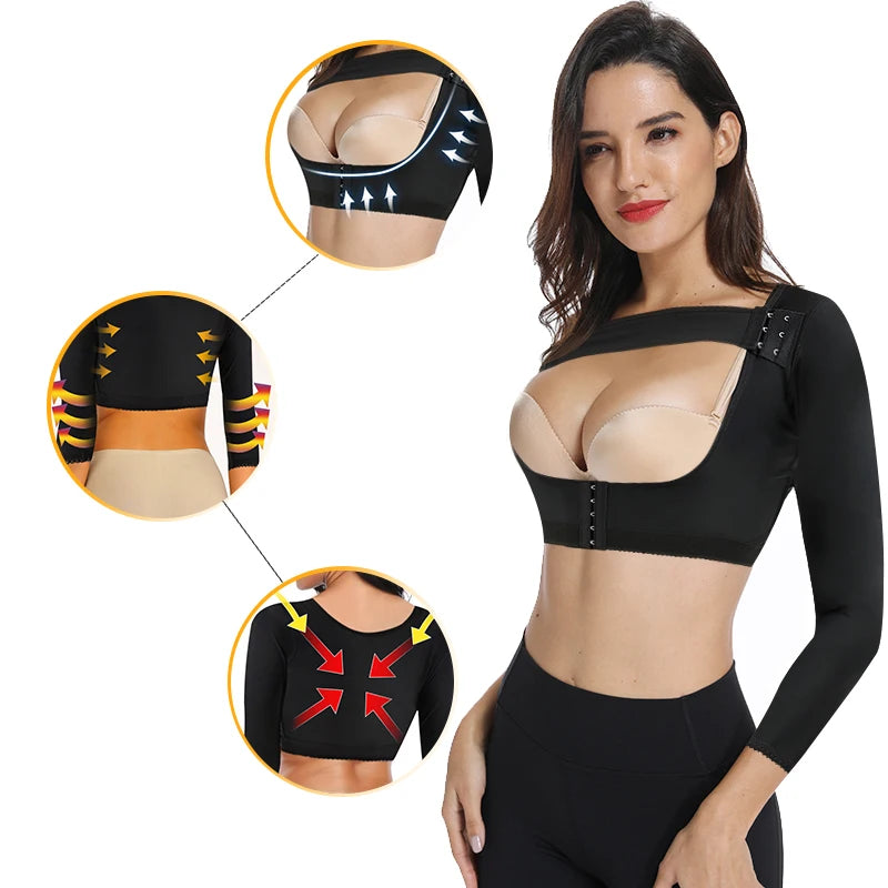 Wholesale Stage 2 Bra Columbian Fajas Shapewear Long Sleeve Women's Shapers for Women
