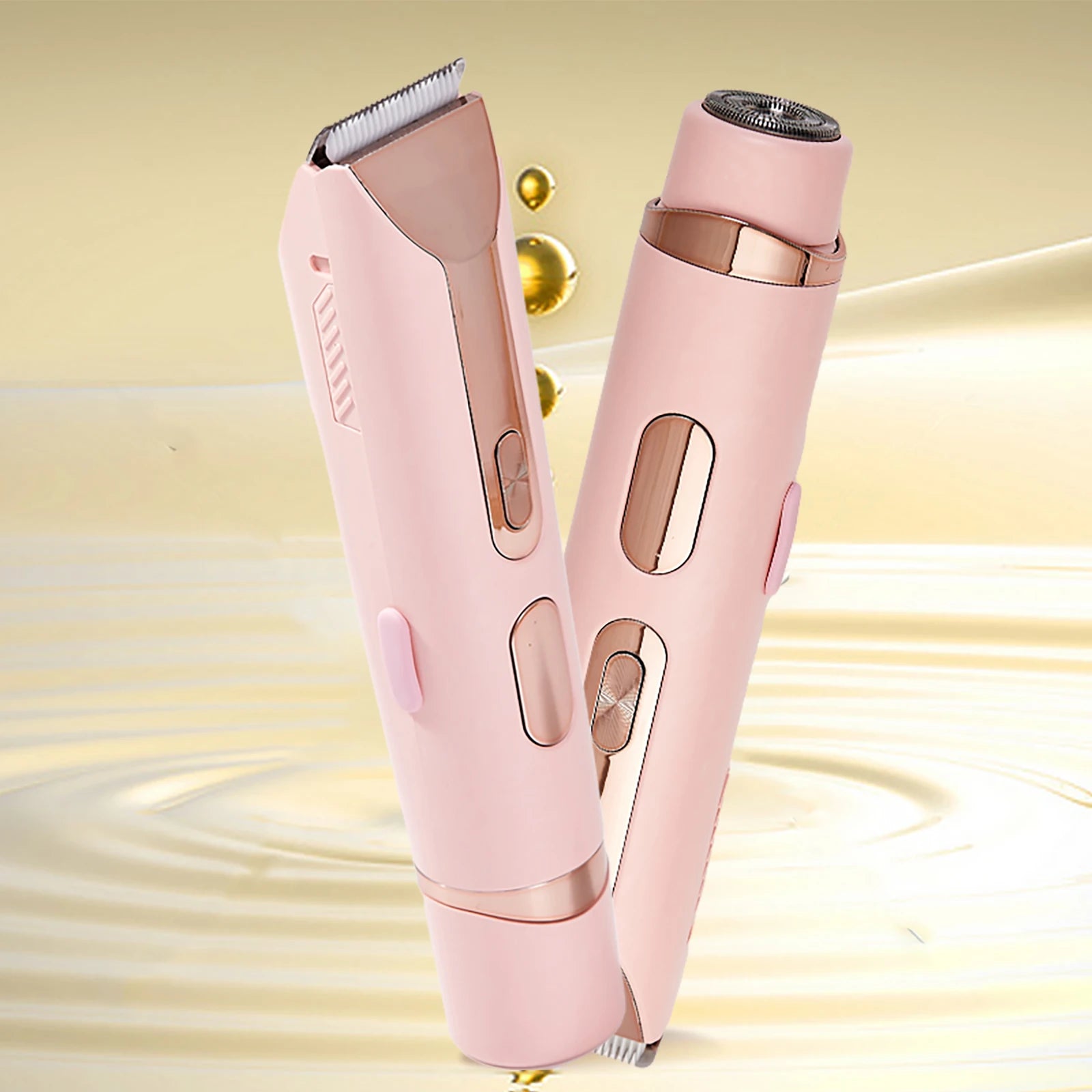 2 in 1 Rechargeable Battery Portable Women Lady Shaver for Leg Arm Hand Face Epilator Shaver