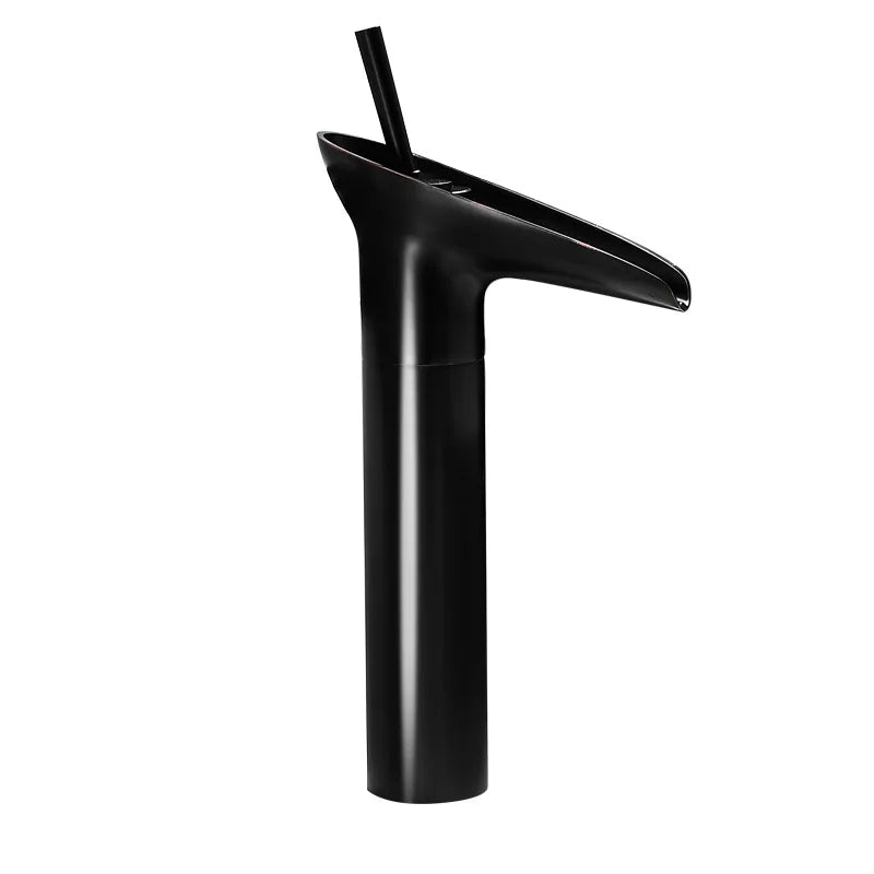 Golden Basin Single Handle Modern Thermostatic Faucet Ceramic Valve Core Deck Mounted Stainless Steel 5-Year Warranty Faucet