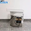 Kisen salon sink shampoo basin ceramic bowl stainless steel base use with shampoo bed massage table with plumbing