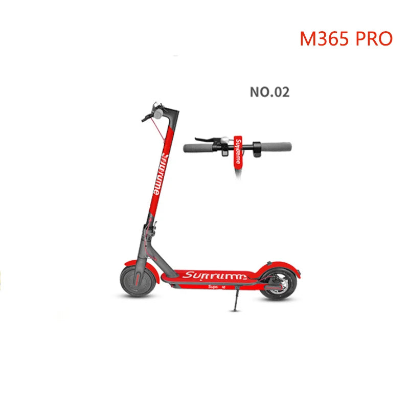 Electric Scooter Full Body PVC Sticker DIY Skateboard Sticker Scooter Pedal Stickers Decal For Xiaomi M365/PRO