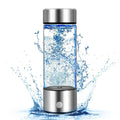 Custom logo 420ml 550ml 14oz 19oz Silver Black Hydrogen-rich Water Ionizer Bottle H2 Hydrogen Rich Water Cup with Cup Protector