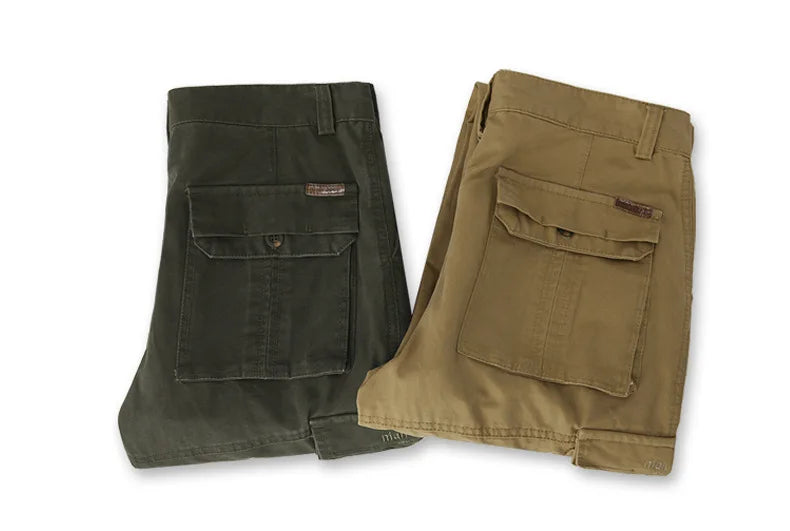 Men's Spring Cargo Pants Cotton Military Multi-pockets Joggers Baggy Pants Casual Trousers Overalls Army Pants Plus Size 44