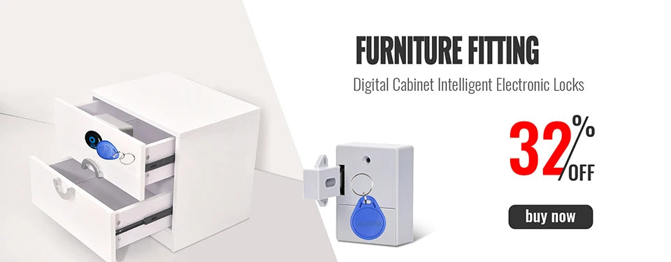 NAIERDI Smart Fingerprint Door Lock Tuya APP Bluetooth Keypad Card Entry Door Lock with Handle for Home Apartment Bedroom