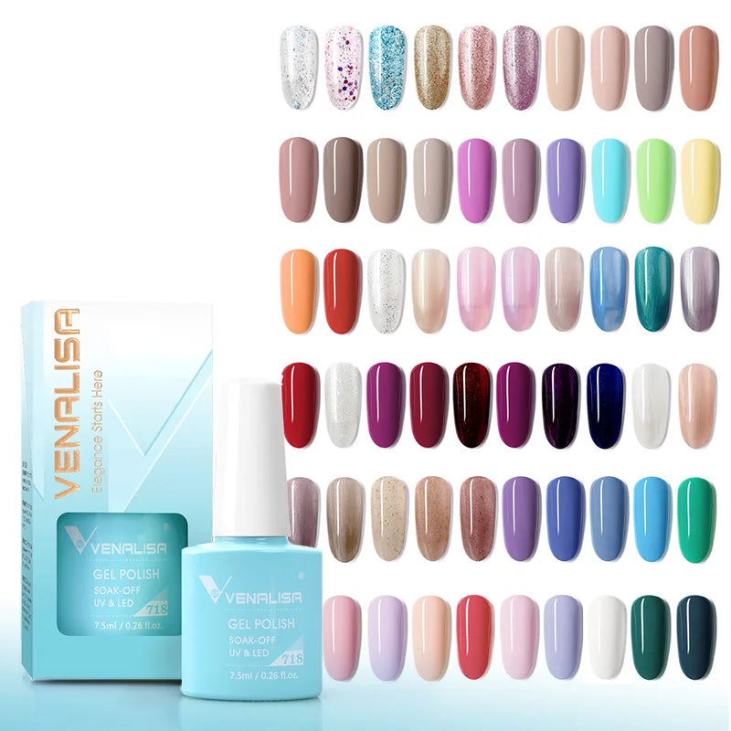 Venalisa Nail Gel Polish Fall Nail TPO FREE Long Wear Semi Permanent Soak Off UV LED Gel Nail Polish Gel Lacquer