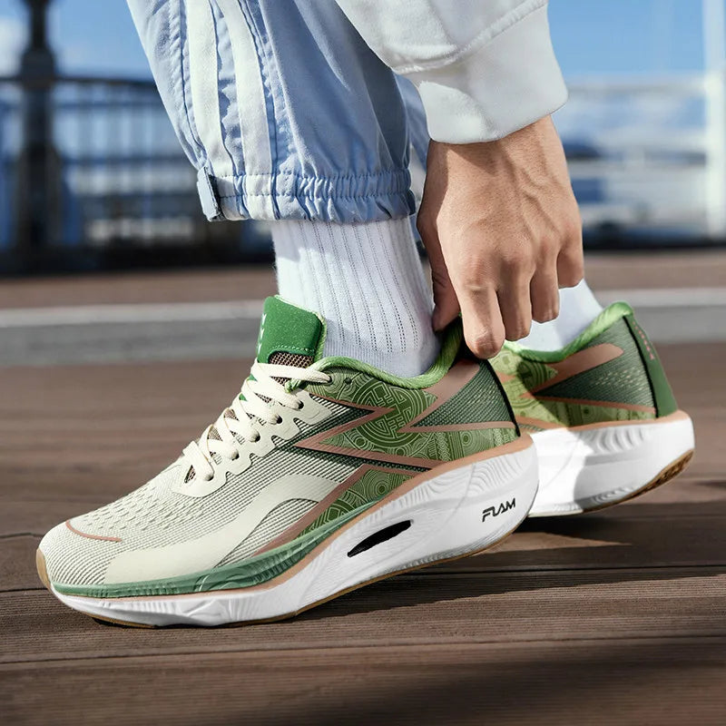 2026 NEW LEAO Lightweight Men's Marathon Running Shoes with Shock Absorption Carbon Plate Technology for Spring and Autumn