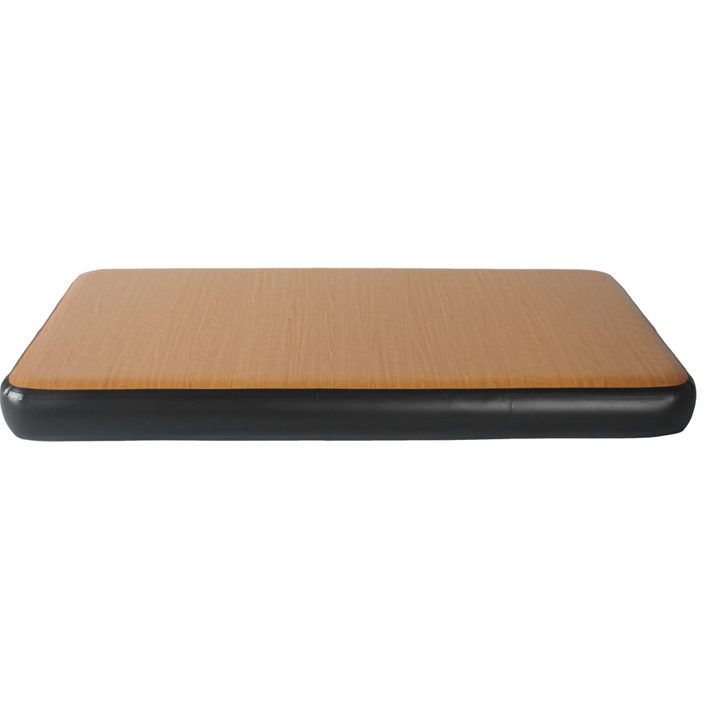 USA Warehouse Spot Portable Gymnastics PVC Low Interior Inflatable Air Bed Mattress Mat with Wire-Drawn Structure