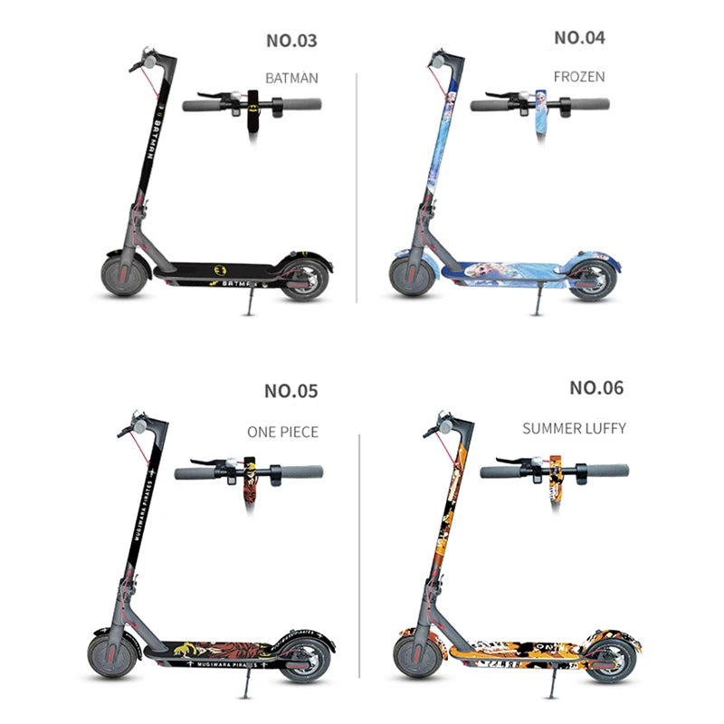 Electric Scooter Full Body PVC Sticker DIY Skateboard Sticker Scooter Pedal Stickers Decal For Xiaomi M365/PRO