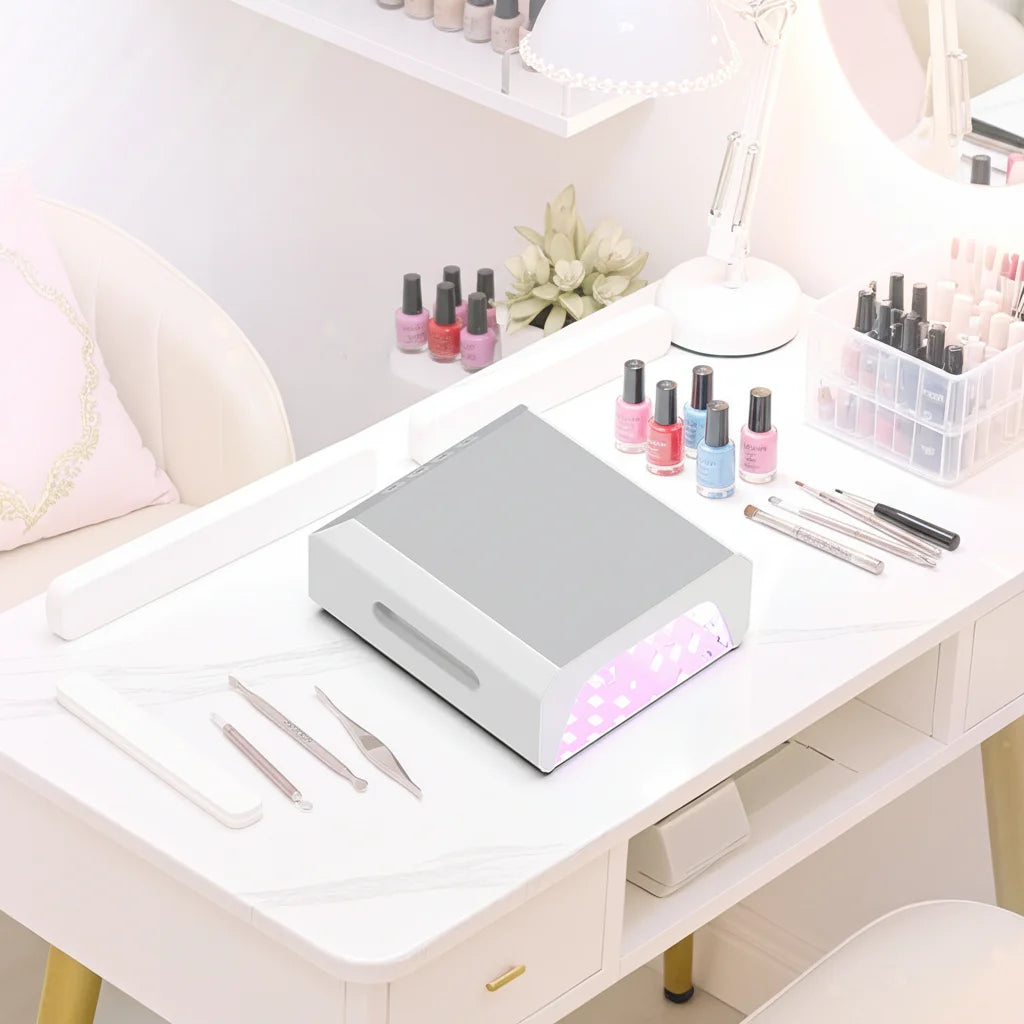 Ships Within Three Days  UV LED Nail Lamp Rechargeable, Cordless 60W Nail Dryers for Gel and Regular Polish