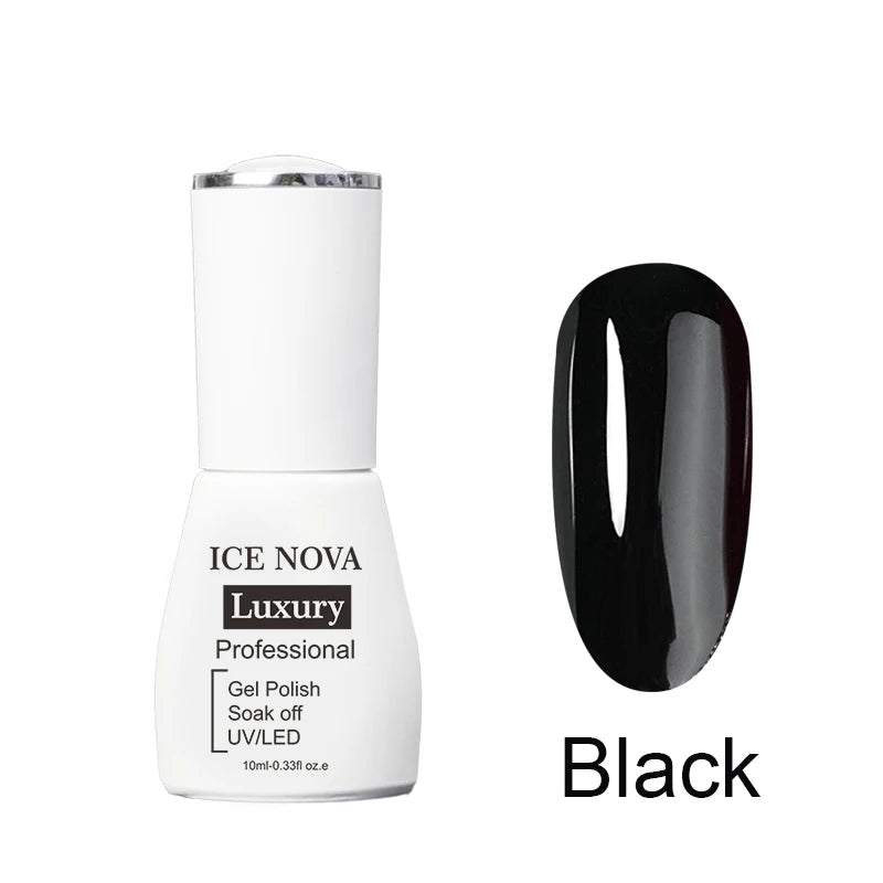 ICE NOVA Nails Gel Polish Set 8 Colours Professional Uv Gel Nail Kit 10ml Long Lasting Box for Hema/TPO Free Nail Supplies Salon