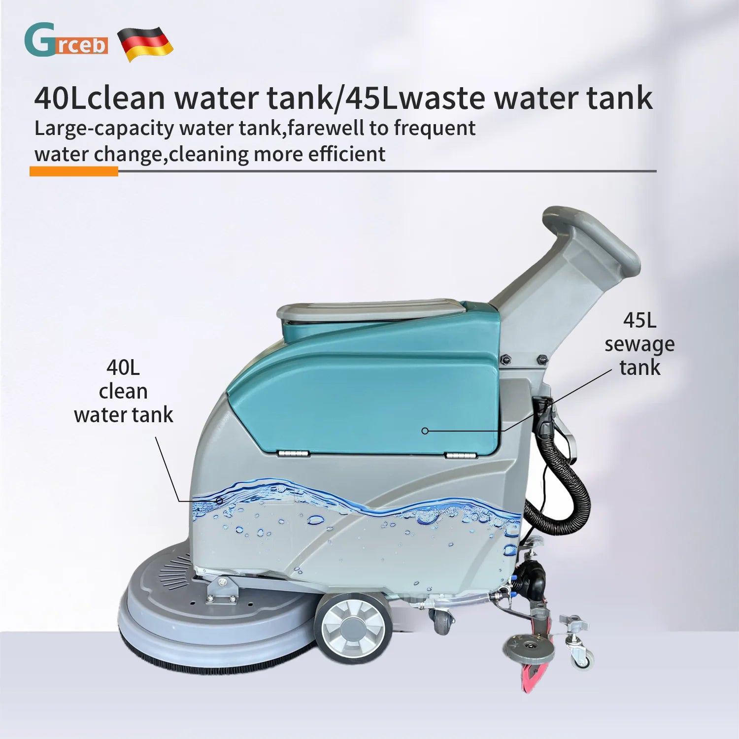 Best Selling GS460 Walk-Behind Floor Scrubber Electric Cleaning Equipment with New Condition for Home Restaurant Use