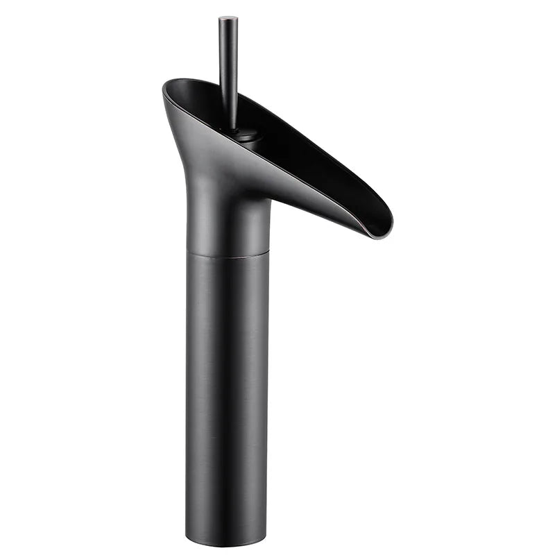 Golden Basin Single Handle Modern Thermostatic Faucet Ceramic Valve Core Deck Mounted Stainless Steel 5-Year Warranty Faucet